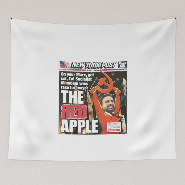 Item preview, Zohran Mamdani The Red Apple  designed and sold by ShawnaGayle6.
