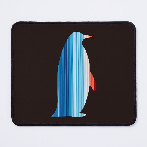 Item preview, Climate Change Stripes - Penguin outline designed and sold by Frank J. Art.