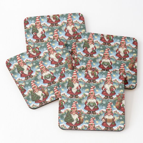 Item preview, Christmas Gnomes with Gifts & Cocoa designed and sold by Fabricbella.