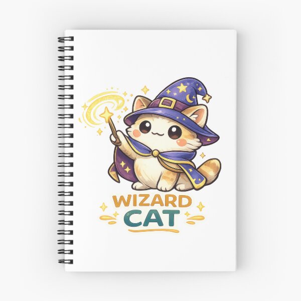 Item preview, Wizard Cat Cute Kawaii Magic designed and sold by jgvisualarts.