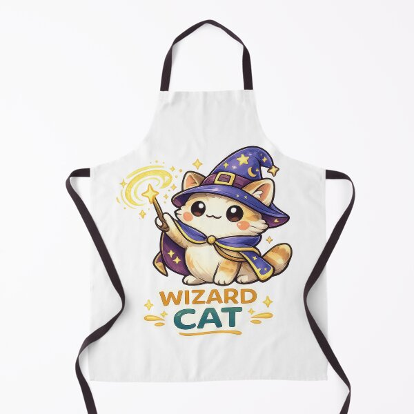 Item preview, Wizard Cat Cute Kawaii Magic designed and sold by jgvisualarts.