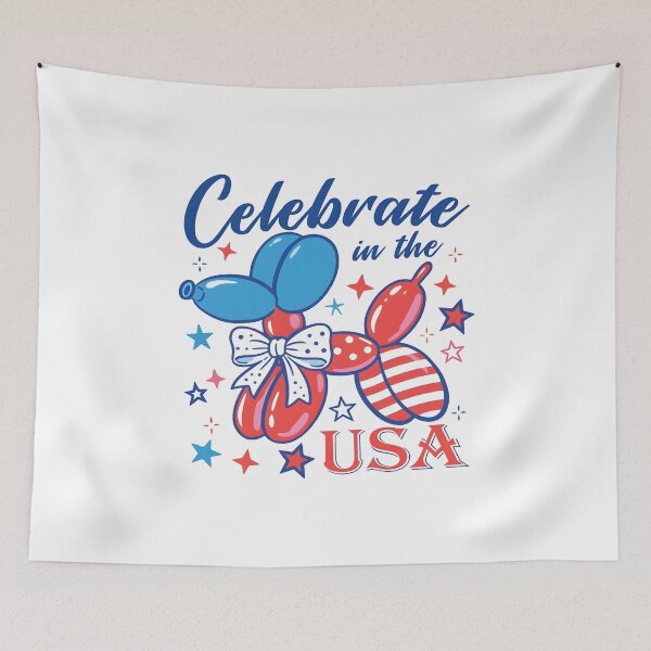 Item preview, Patriotic Dog Balloon designed and sold by Orsosaron.