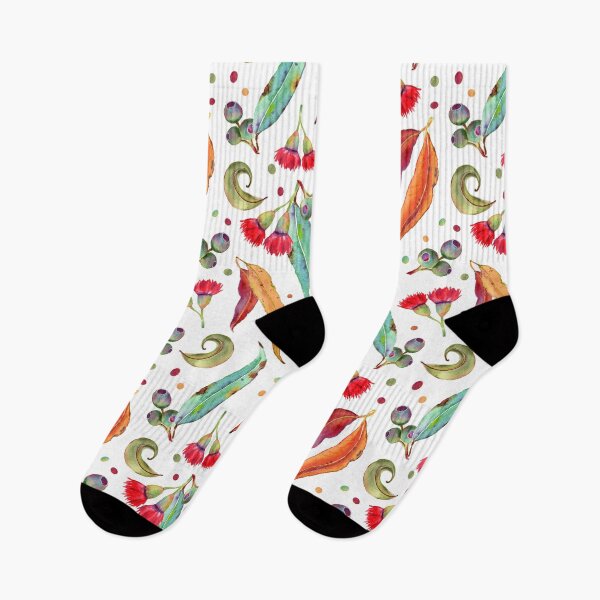 Item preview, Gum Leaves - Green & Orange designed and sold by marniemorat.