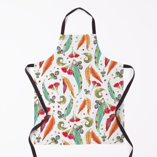 Item preview, Gum Leaves - Green & Orange designed and sold by marniemorat.
