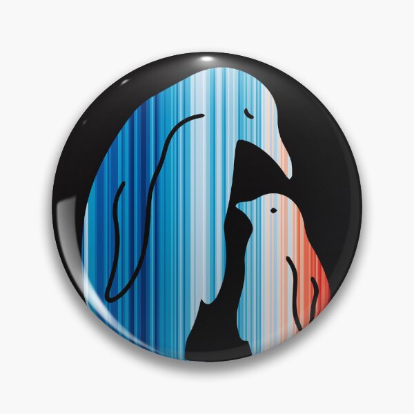 Item preview, Climate Change Stripes - Penguin family outline designed and sold by Frank J. Art.