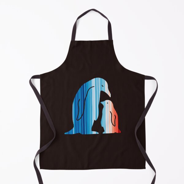 Item preview, Climate Change Stripes - Penguin family outline designed and sold by Frank J. Art.
