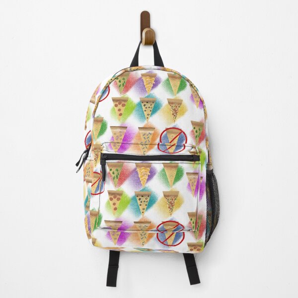 Item preview, No Pineapple Pizza Slice Pattern - Funny Food Illustration designed and sold by TheArtOfTreble.
