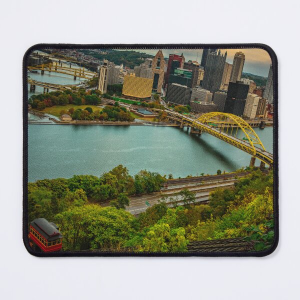 Item preview, Pittsburgh Skyline and Duquesne Incline View designed and sold by ADAG-ART.