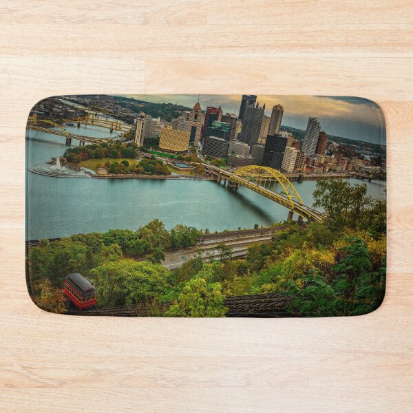 Item preview, Pittsburgh Skyline and Duquesne Incline View designed and sold by ADAG-ART.