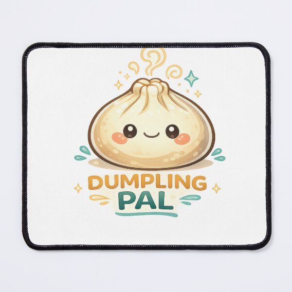 Item preview, Dumpling Pal Kawaii Sticker (Cute Steamed Dumpling Friend) designed and sold by jgvisualarts.