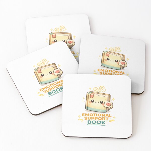 Item preview, Emotional Support Book Kawaii Sticker (Cute Reading Buddy) designed and sold by jgvisualarts.