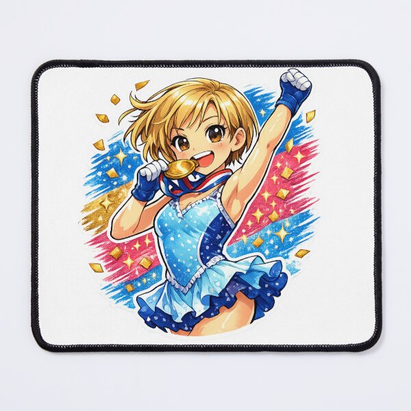 Item preview, Alysa Liu Gold Medal Champion - Anime Figure Skater designed and sold by DreamsMRC.
