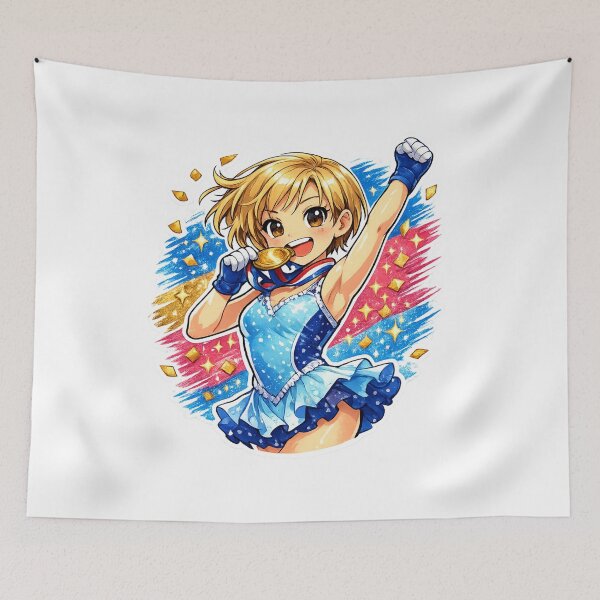 Item preview, Alysa Liu Gold Medal Champion - Anime Figure Skater designed and sold by DreamsMRC.