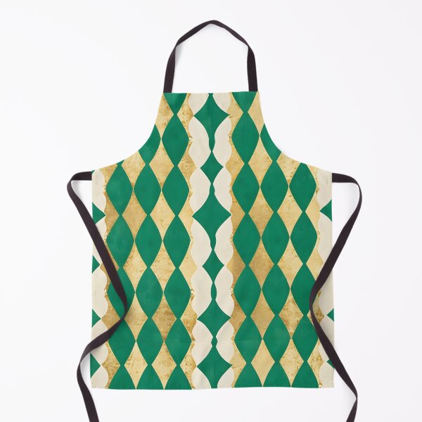 Item preview, St. Patrick's Day Green and Gold Geometric Pattern iPhone Case designed and sold by FestivityFinds.