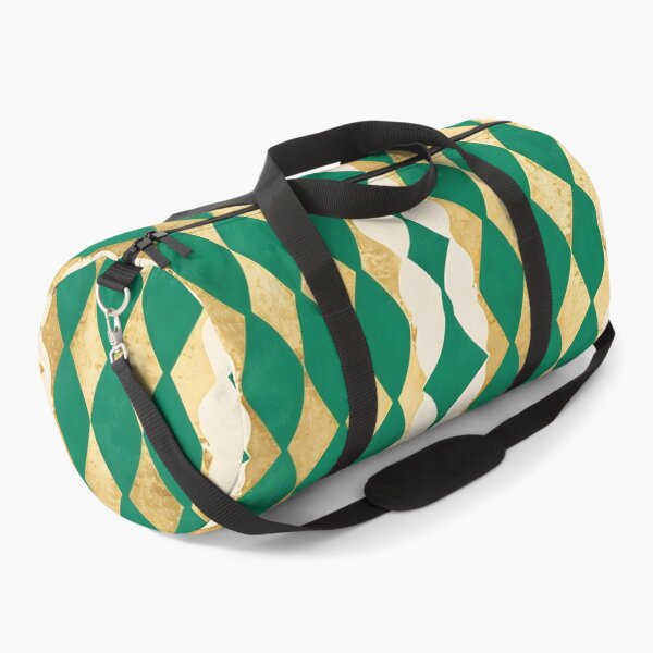 Item preview, St. Patrick's Day Green and Gold Geometric Pattern iPhone Case designed and sold by FestivityFinds.