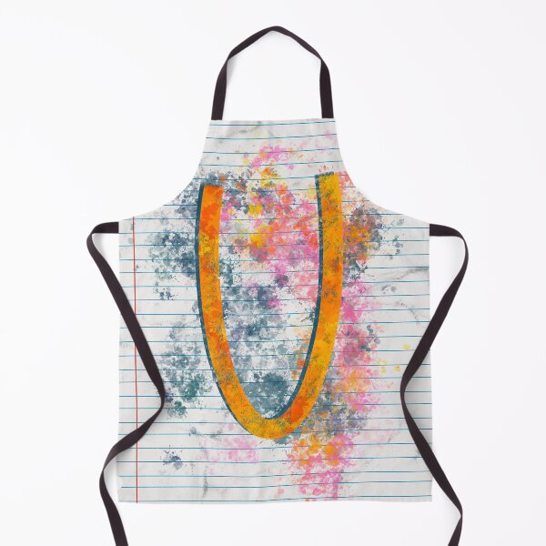 Item preview, Abstract Letter U Splatter - Vibrant Notebook Initial Art designed and sold by TheArtOfTreble.