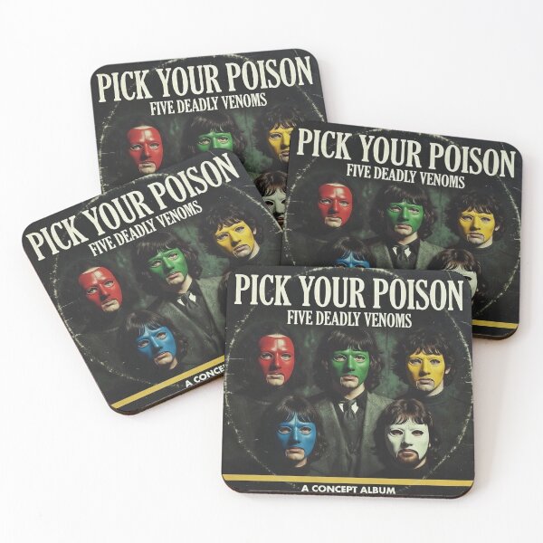 Item preview, The Five Deadly Venoms designed and sold by MovieMayhem.