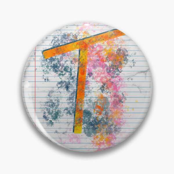 Item preview, Abstract Letter T Splatter - Bold Notebook Initial Art designed and sold by TheArtOfTreble.