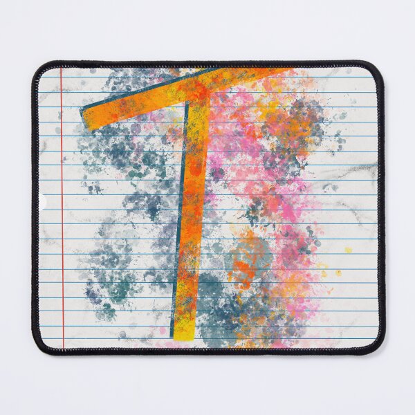 Item preview, Abstract Letter T Splatter - Bold Notebook Initial Art designed and sold by TheArtOfTreble.