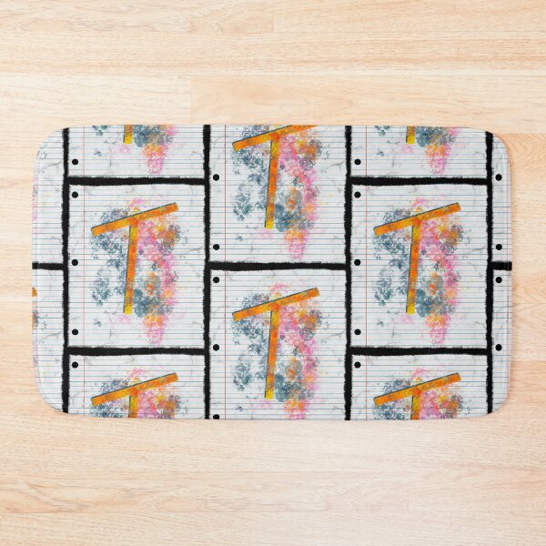 Item preview, Abstract Letter T Splatter - Bold Notebook Initial Art designed and sold by TheArtOfTreble.