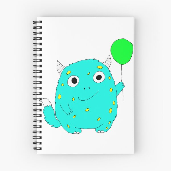 Item preview, Little Monster with Balloon v2 designed and sold by dannosaurusrexx.