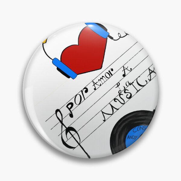 Item preview, “Por Amor a la Música” Sticker designed and sold by mortiz-art-official.