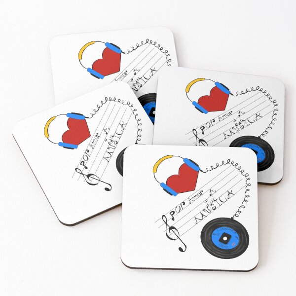 Item preview, “Por Amor a la Música” Sticker designed and sold by mortiz-art-official.