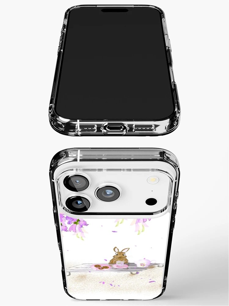 Thumbnail 3 of 5, iPhone Case, Easter - Rabbit and Tea  designed and sold by TheColorBliss.