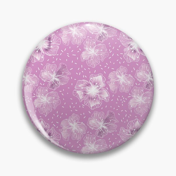 Item preview, pink lilac cute abstract floral pattern retro designed and sold by fuzzyfox.