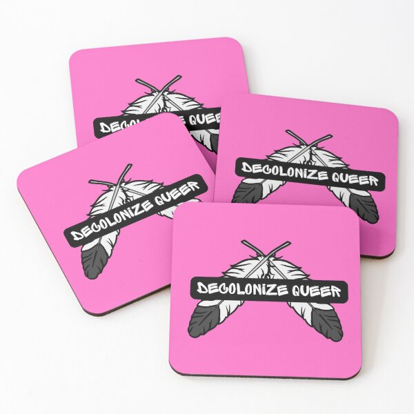 Item preview, Decolonize Queer Pink Background designed and sold by DecolonizeQueer.