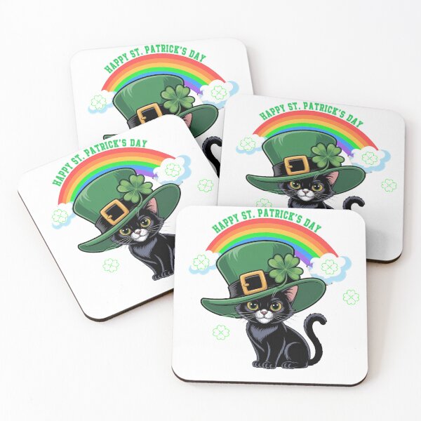 Item preview, Rainbow Cat Irish St Patrick’s Day designed and sold by QuiteOrbit.
