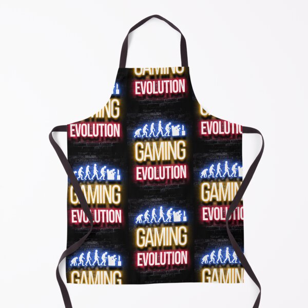 Item preview, "Gaming Evolution" Design - Neon Human Evolution - Gaming History Style designed and sold by Hipatye26.