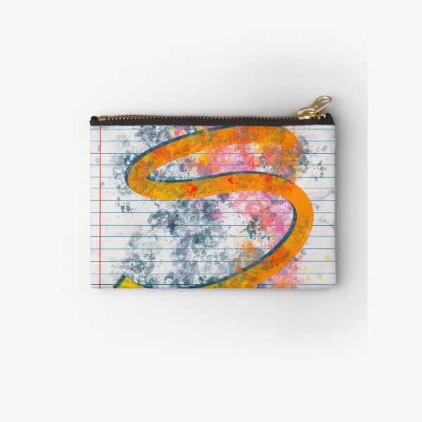 Item preview, Abstract Letter S Splatter - Dynamic Notebook Initial Art designed and sold by TheArtOfTreble.