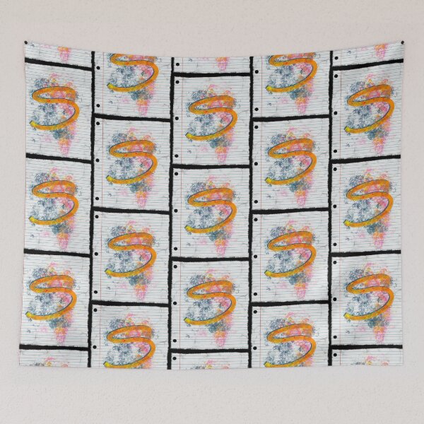 Item preview, Abstract Letter S Splatter - Dynamic Notebook Initial Art designed and sold by TheArtOfTreble.