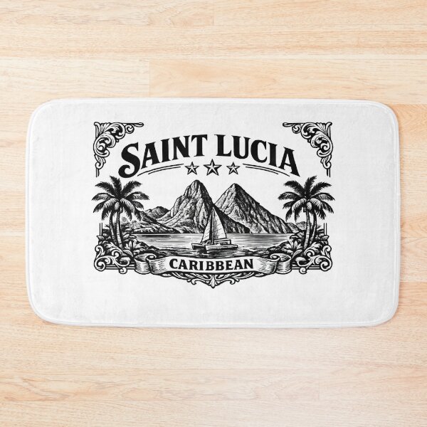 Item preview, Saint Lucia Caribbean Vintage Lovers designed and sold by scicilysimonee.
