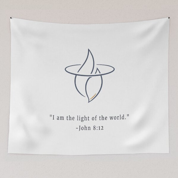 Item preview, Jesus Light of the World Minimalist Line Art designed and sold by FunFitLife Studio.