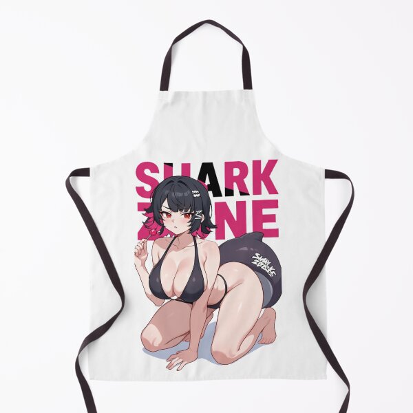 Item preview, Candy Bite – Neon Street Shark Girl Dark Kawaii Pinup designed and sold by Jimakmo.