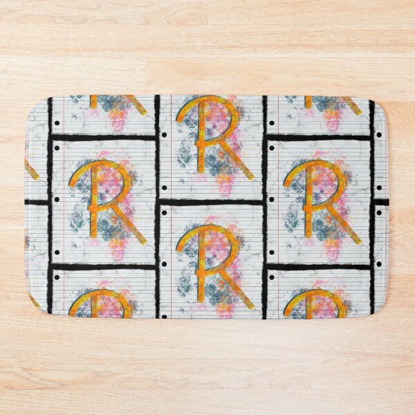 Item preview, Abstract Letter R Splatter - Energetic Notebook Initial Art designed and sold by TheArtOfTreble.