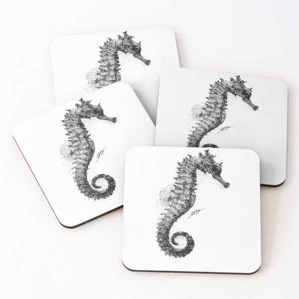 Item preview, Stippled Seahorse designed and sold by AEC Designs.