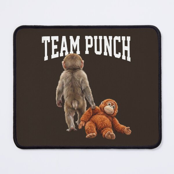 Item preview, Team Punch baby macaque monkey designed and sold by FatBirdie.