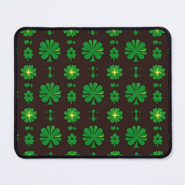 Item preview, St. Patrick's Day Clover Pattern iPhone Case designed and sold by FestivityFinds.