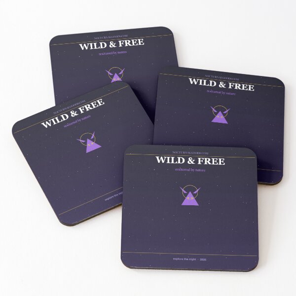 Item preview, Wild & Free Dark Aesthetic Art Print designed and sold by NocturnalGoods.