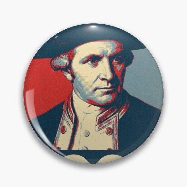 Item preview, James Cook Hope Style Retro Poster Art  designed and sold by Anya Byron.