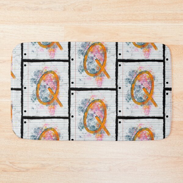 Item preview, Abstract Letter Q Splatter - Vibrant Notebook Initial Art designed and sold by TheArtOfTreble.