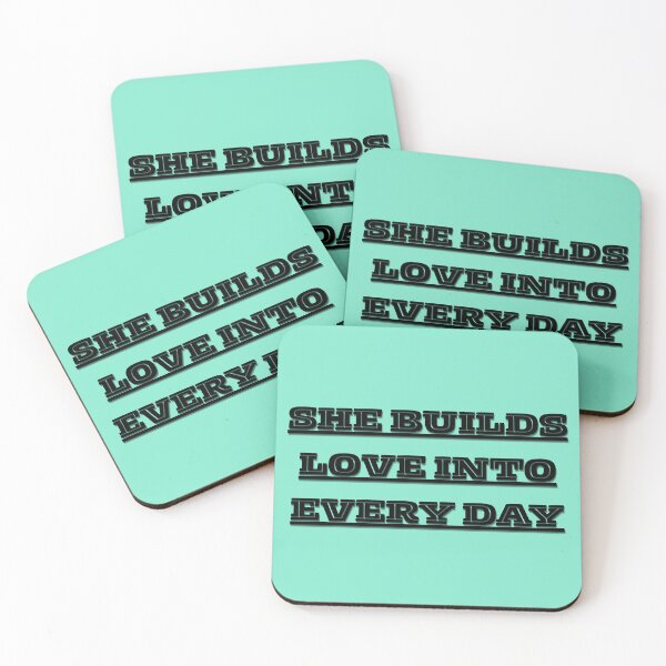 Item preview, She Builds Love Into Every Day – Gentle Mother’s Day Design designed and sold by Yassine SEBA.