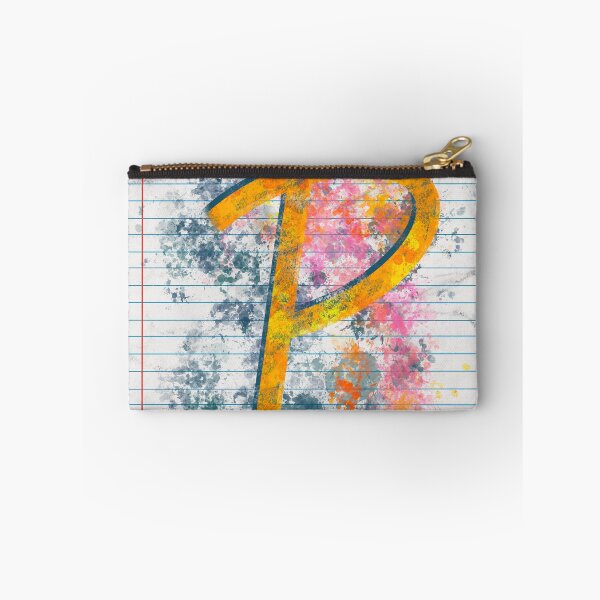 Item preview, Abstract Letter P Splatter - Vibrant Notebook Initial Art designed and sold by TheArtOfTreble.