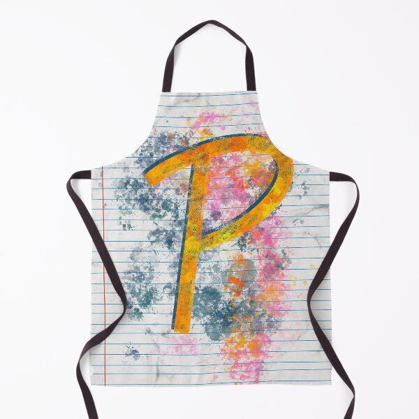 Item preview, Abstract Letter P Splatter - Vibrant Notebook Initial Art designed and sold by TheArtOfTreble.