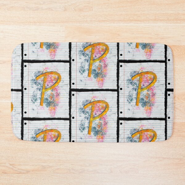 Item preview, Abstract Letter P Splatter - Vibrant Notebook Initial Art designed and sold by TheArtOfTreble.
