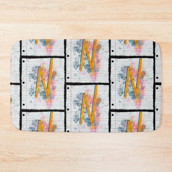 Item preview, Abstract Letter N Splatter - Vibrant Notebook Initial Art designed and sold by TheArtOfTreble.