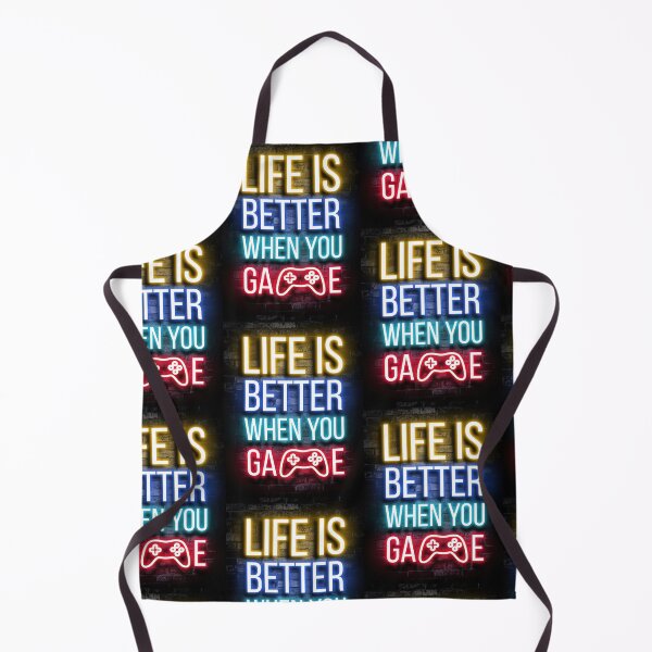 Item preview, "Life Is Better When You Game" Neon Sign Design - Gamer Phrase Style designed and sold by Hipatye26.
